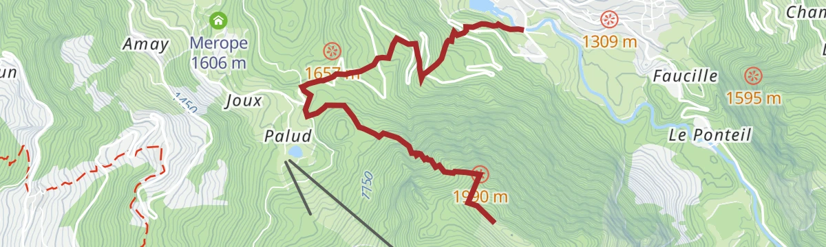 Route map: Brusson